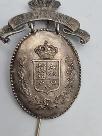 Original pin fra Nordsjællands Garderforening 1909
