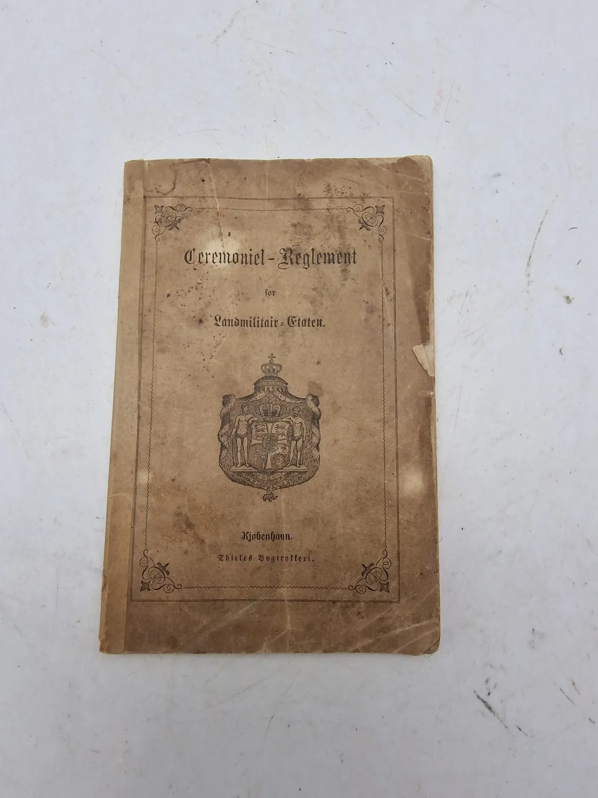 Ceremoniel-Reglement for Landmilitair Etaten,