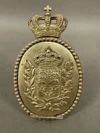 Ekstremt sjælden gave fra Christian X til sine garder kammerarter i anledningen af deres 25 års jubilæum i 1914, uddelt i 138 eksemplarer