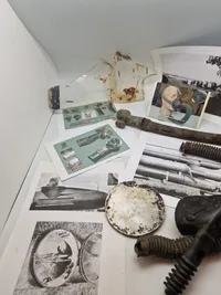 Originale ww2 vragstumper (Enmandsubåd/torpedo) med billeder/historie