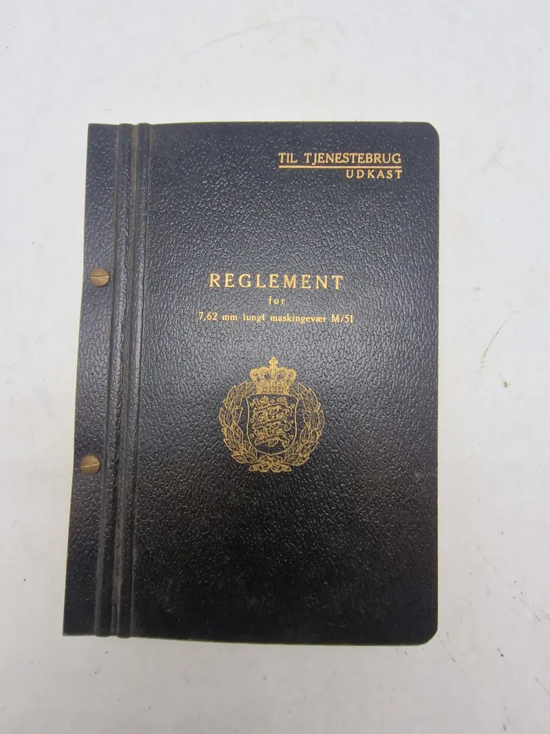 Reglement for 7,62 mm tungt maskingevær M/51