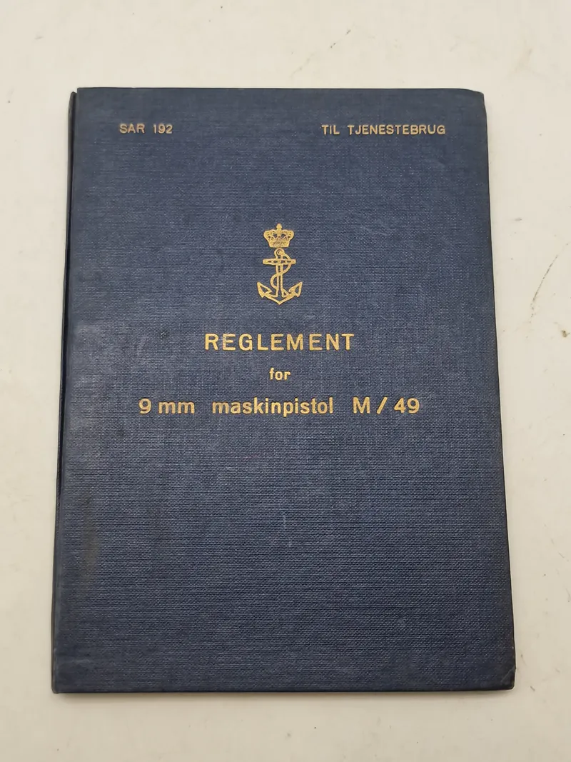 Reglement for 9 mm maskinpistol M/49