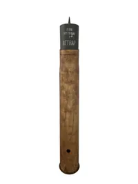 Originalt 76 mm granathylster med attrap hoved