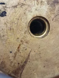 Originalt 76 mm granathylster med attrap hoved