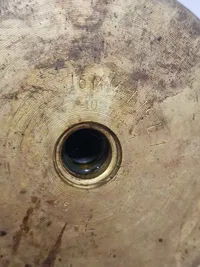 Originalt 76 mm granathylster med attrap hoved