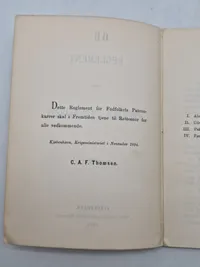 Reglement for fodfolkets patronkarrer
