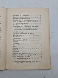 Reglement for fodfolkets patronkarrer