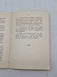 Reglement for fodfolkets patronkarrer