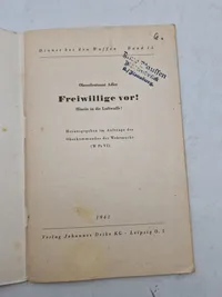 Freiwillige vor! Hinein in die Luftwaffe!