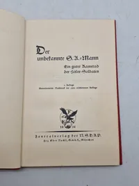 Original SA bog med dedikation - ww2