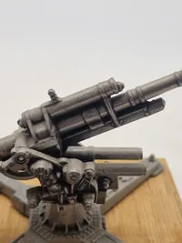 Miniature model af Flak 88 kanon - ww2