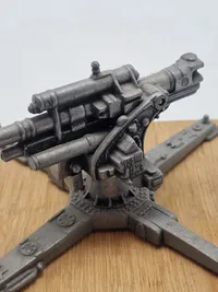Miniature model af Flak 88 kanon - ww2