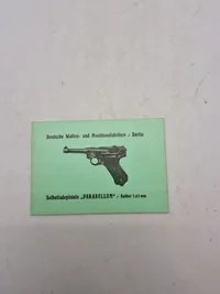 Deutsche waffen - und munitionsfabriken / Berlin - Selbstladepistole Parabellum / Kaliber 7,65 mm