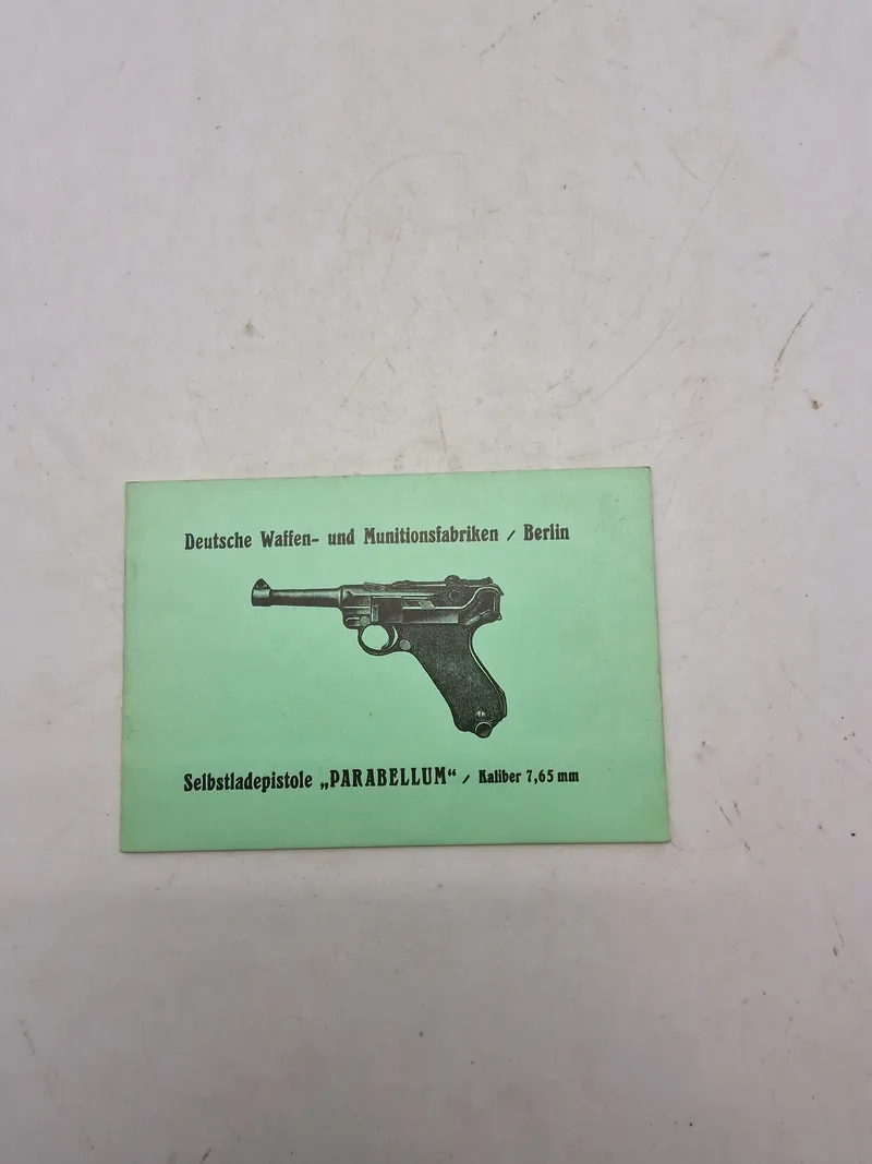 Deutsche waffen - und munitionsfabriken / Berlin - Selbstladepistole Parabellum / Kaliber 7,65 mm