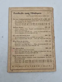 Das neue soldaten Liederbuch WW2
