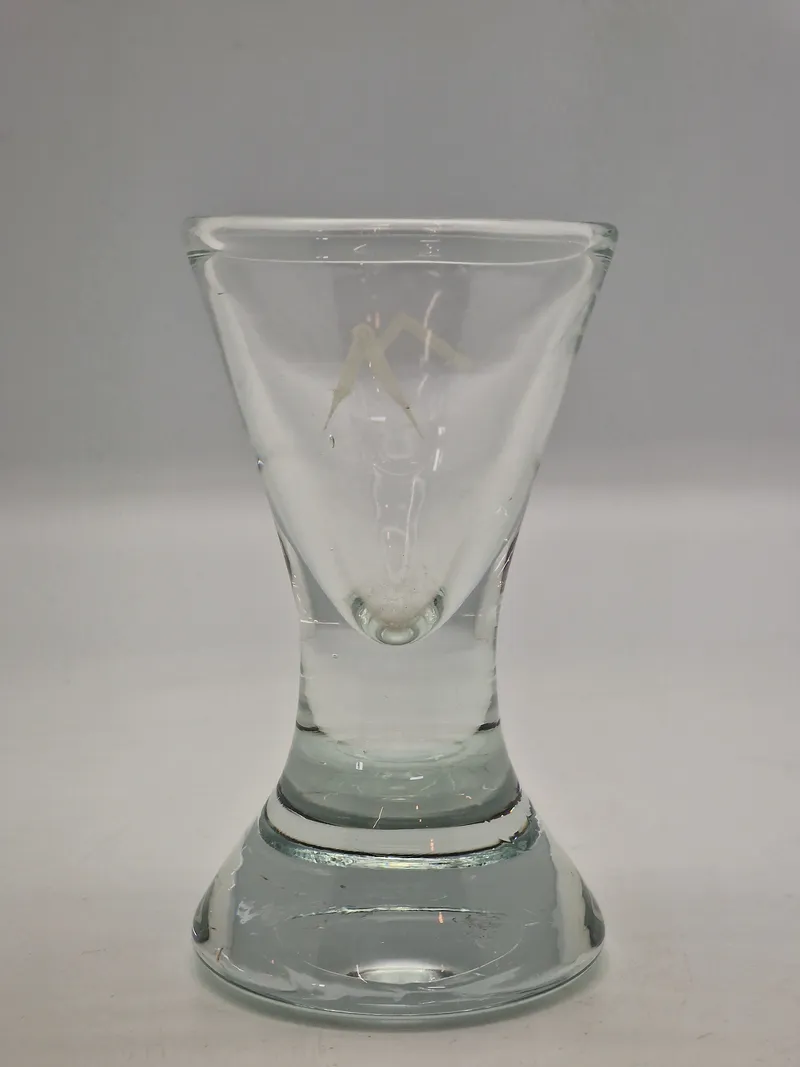 Originalt frimurer loge glas