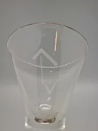 Originalt frimurerloge glas