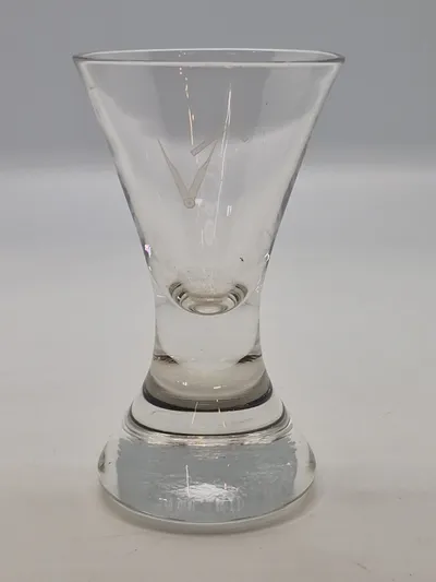 Originalt frimurerloge glas
