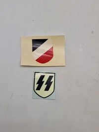 Mærkater til ww2 hjelmen - Efterkrigs