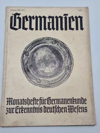 Originalt Waffen SS hæfte - “Germanien”