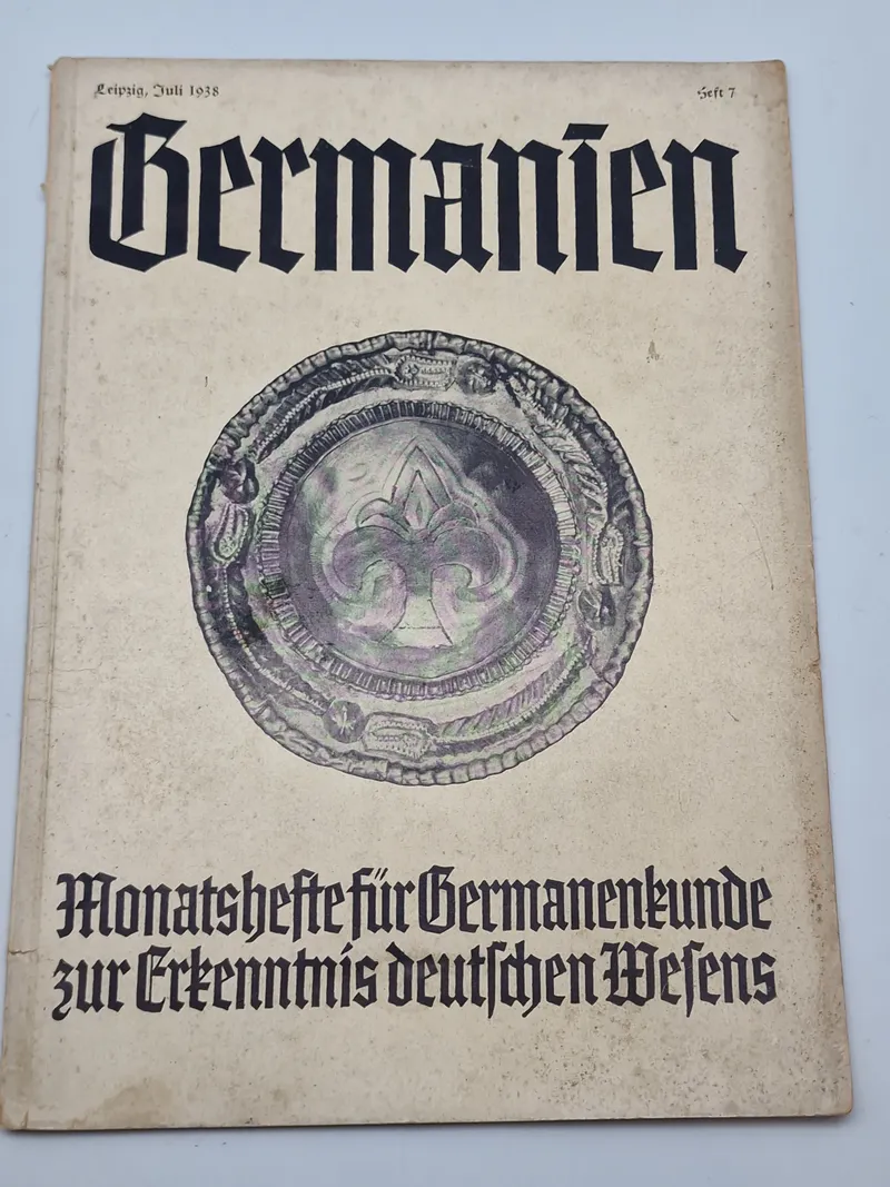 Originalt Waffen SS hæfte - “Germanien”
