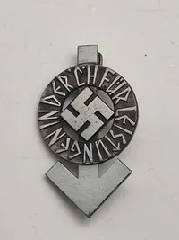 Original HJ - Leistungsabzeichen im silber (Hersteller Karl Wurster)