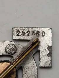Original HJ - Leistungsabzeichen im silber (Hersteller Karl Wurster)