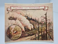Samling ældre billeder/kort med bl.a. jagtmotiver