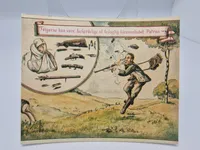 Samling ældre billeder/kort med bl.a. jagtmotiver