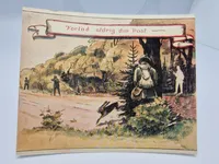 Samling ældre billeder/kort med bl.a. jagtmotiver