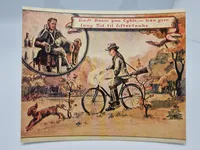 Samling ældre billeder/kort med bl.a. jagtmotiver