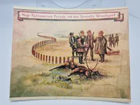 Samling ældre billeder/kort med bl.a. jagtmotiver