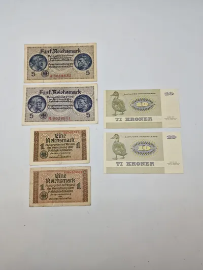 Samling originale pengesedler