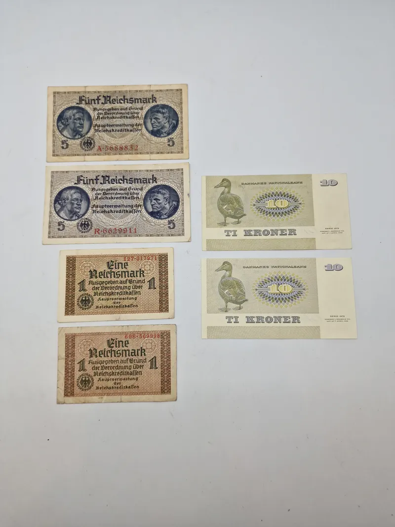Samling originale pengesedler