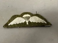 Original Engelsk WW2 faldskærmsvinge