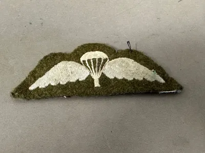 Original Engelsk WW2 faldskærmsvinge