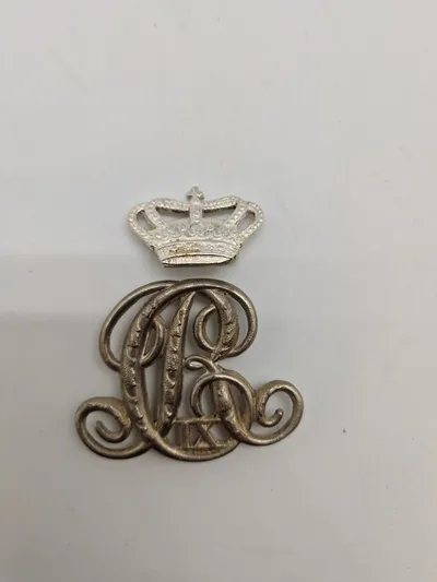 Originalt Christian 9 Rex med nyere krone