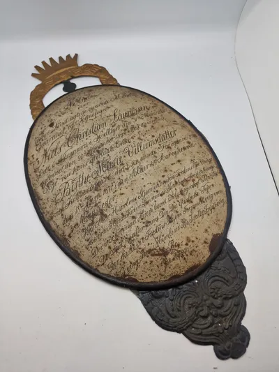 Original 18 tals gravtavle