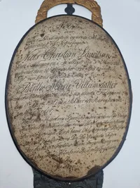 Original 18 tals gravtavle