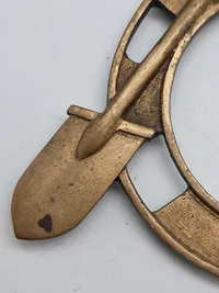 Sjældent originalt ingeniør emblem model 1870 for hue