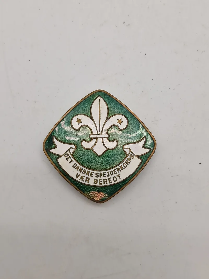 Original pin fra det danske spejderkorps