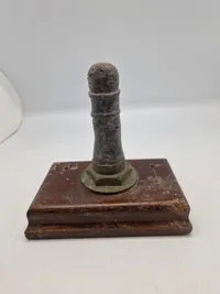 Originalt Engelsk ww2 minehorn på plade