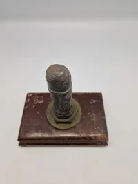 Originalt Engelsk ww2 minehorn på plade