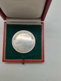 Original Sølv HJV mønt for duelighedsskydning