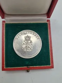 Original Sølv HJV mønt for duelighedsskydning