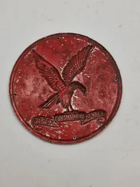 Originalt skilt fra Falcks Rednings Korps