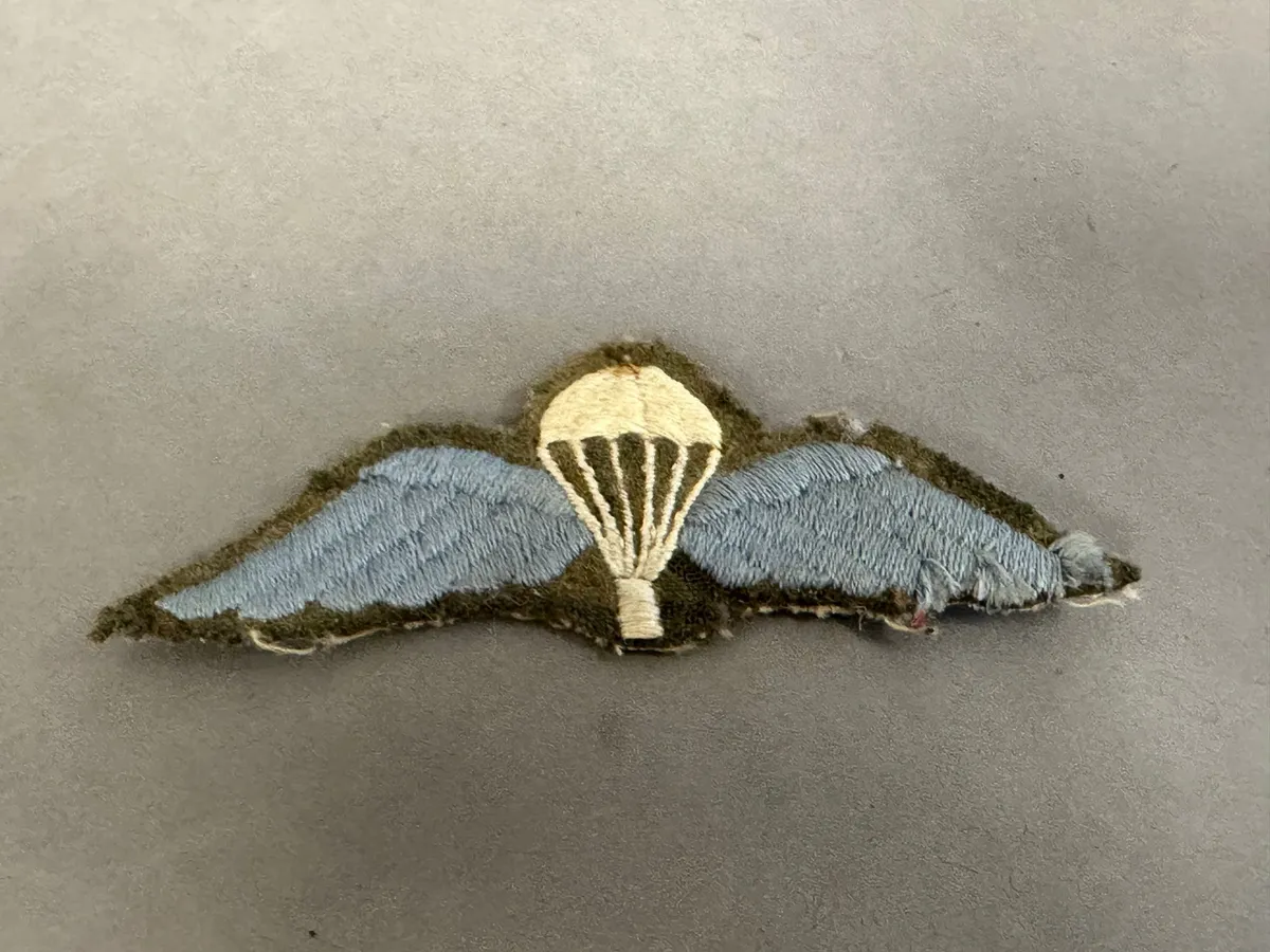 Original Engelsk WW2 faldskærmsvinge