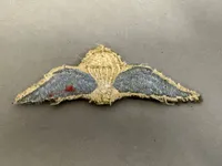 Original Engelsk WW2 faldskærmsvinge