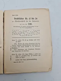 Original tysk Schießvorschrift für die Infanterie - ww2