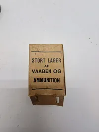 Samling originale ammunitions æsker
